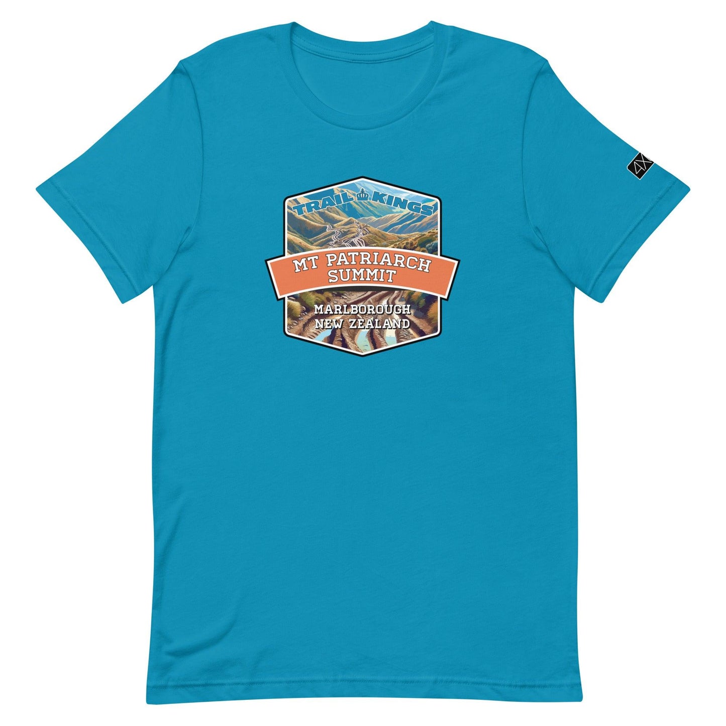 Trail Kings: Mt Patriarch Summit - Unisex t-shirt in aqua