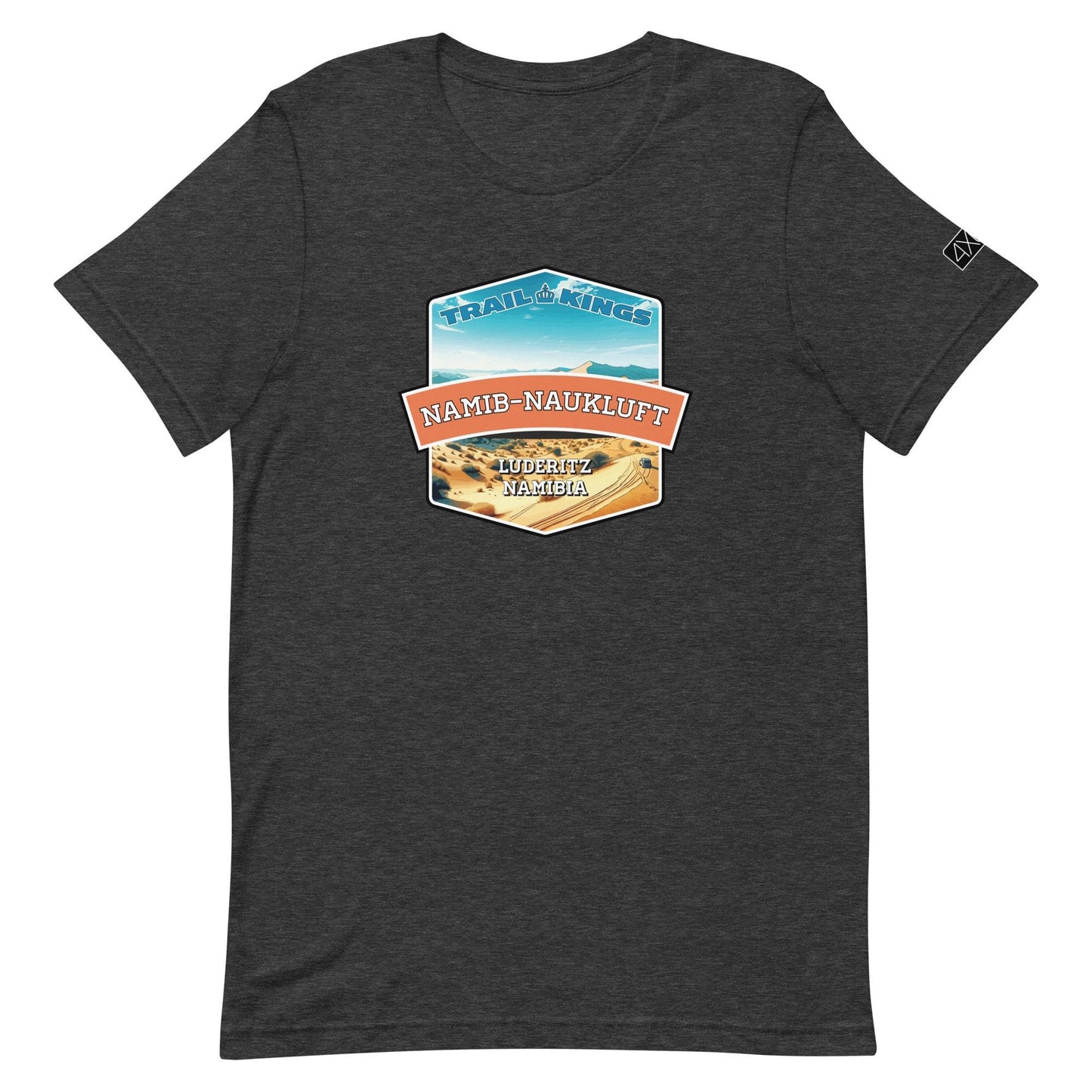 Trail Kings: Namib-Naukluft - Unisex t-shirt in dark grey heather