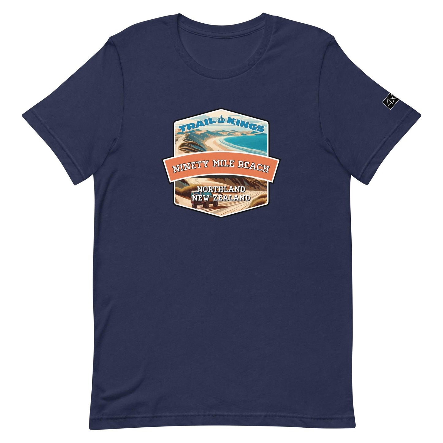 Trail Kings: Ninety Mile Beach - Unisex t-shirt in navy