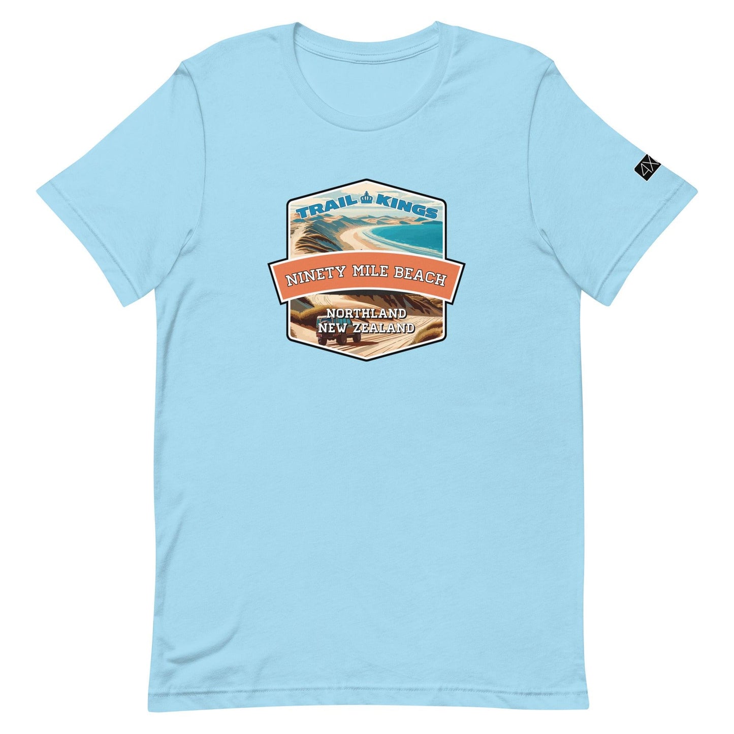 Trail Kings: Ninety Mile Beach - Unisex t-shirt in ocean blue