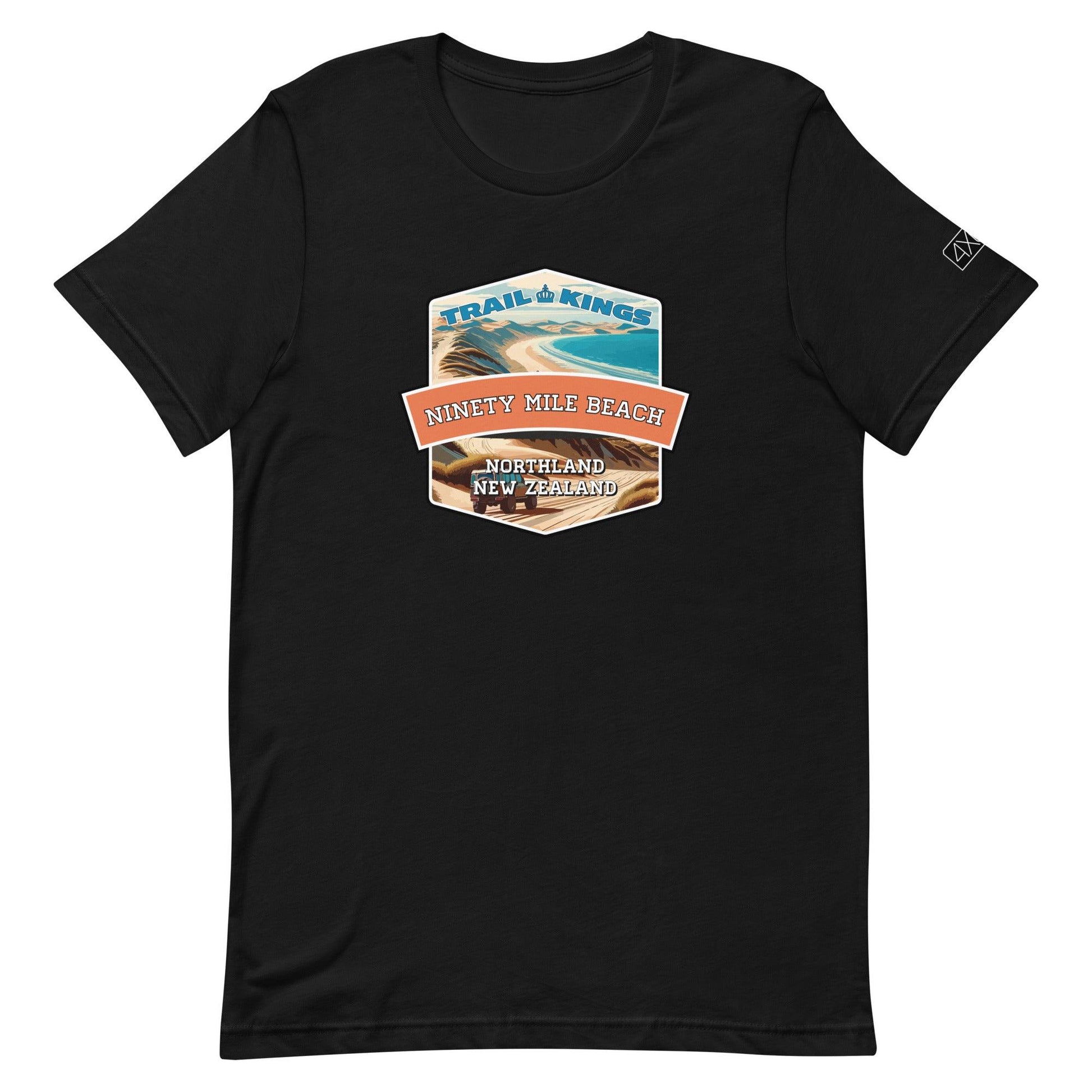 Trail Kings: Ninety Mile Beach - Unisex t-shirt in black