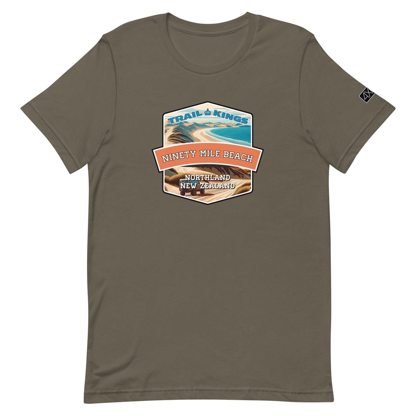 Trail Kings: Ninety Mile Beach - Unisex t-shirt in army