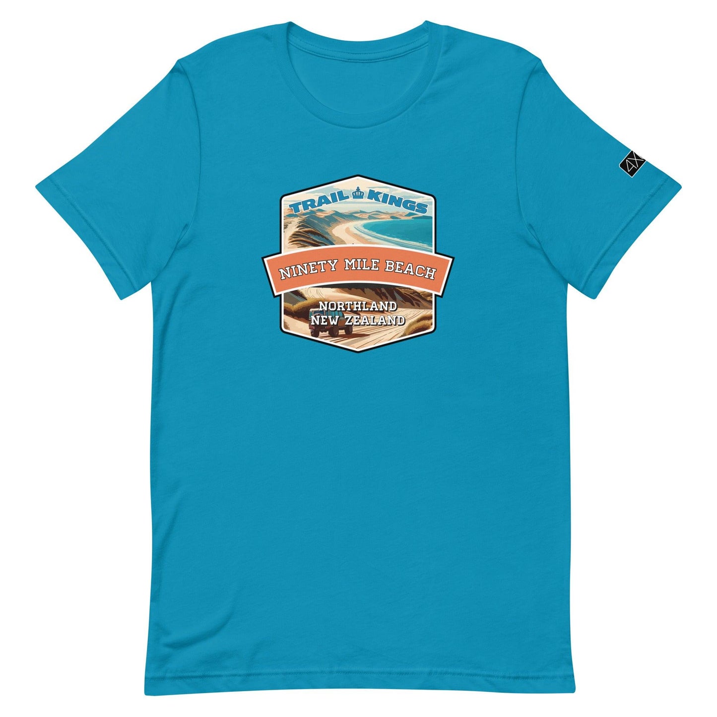 Trail Kings: Ninety Mile Beach - Unisex t-shirt in aqua