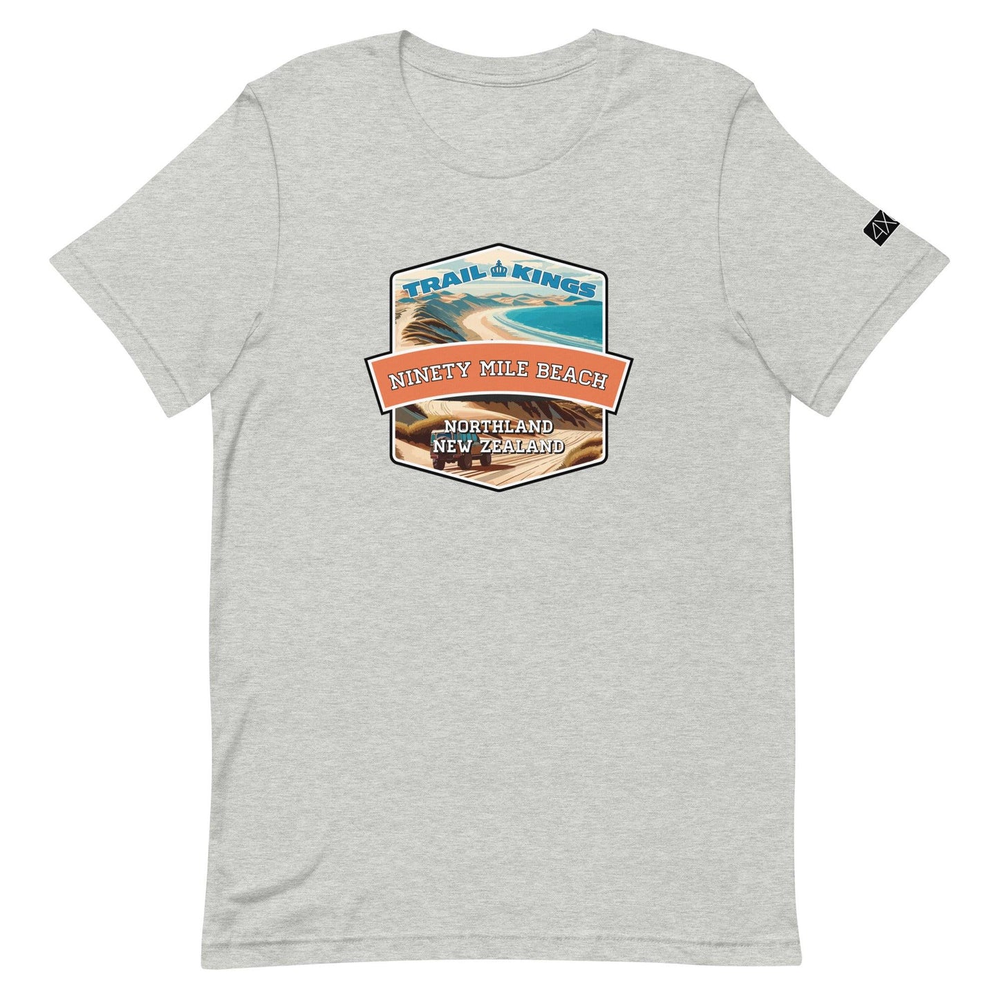 Trail Kings: Ninety Mile Beach - Unisex t-shirt in athletic heather