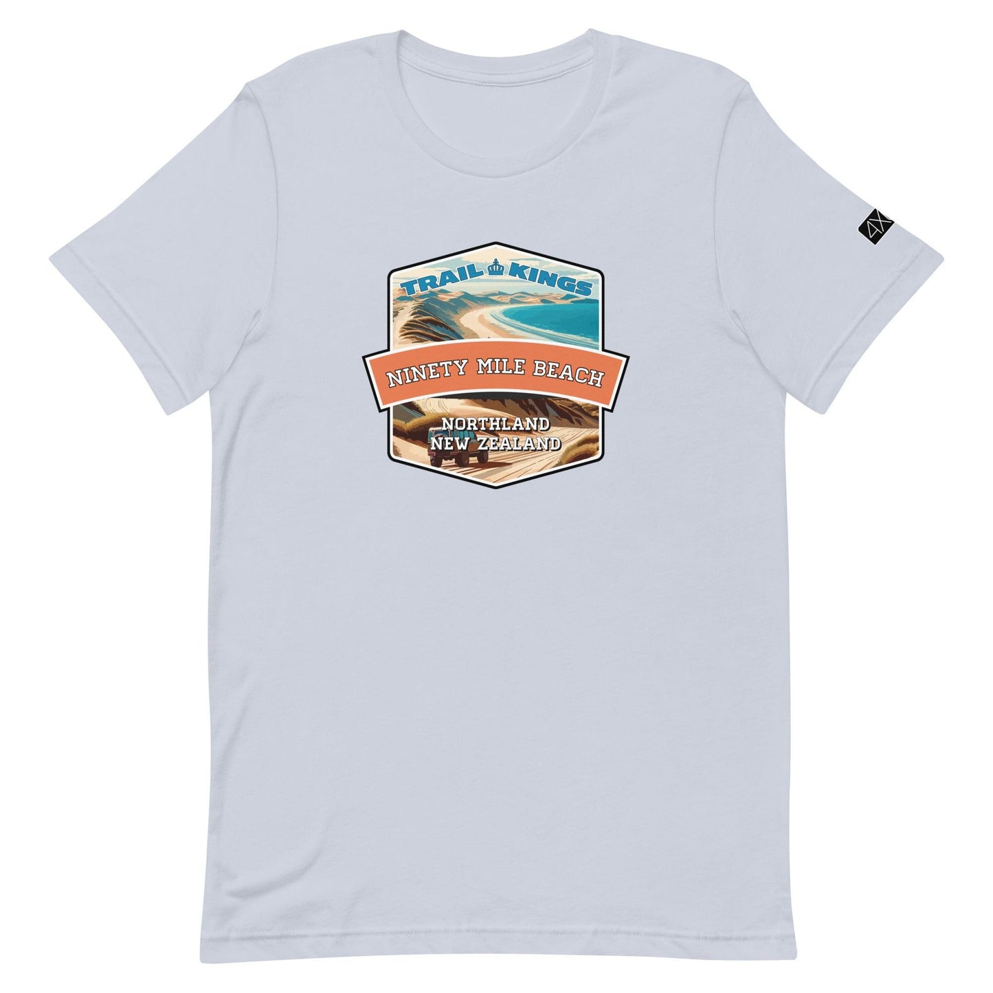 Trail Kings: Ninety Mile Beach - Unisex t-shirt in light blue