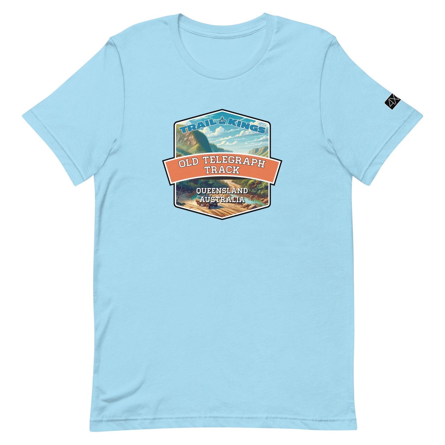 Trail Kings: Old Telegraph Track - Unisex t-shirt in ocean blue