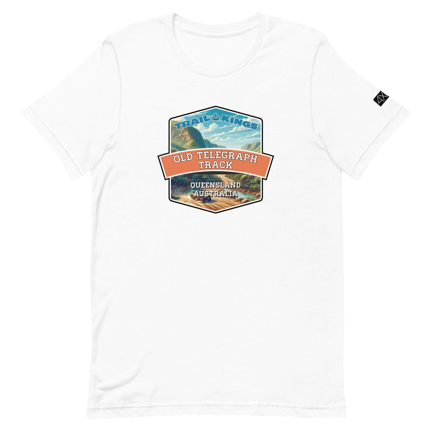 Trail Kings: Old Telegraph Track - Unisex t-shirt in white