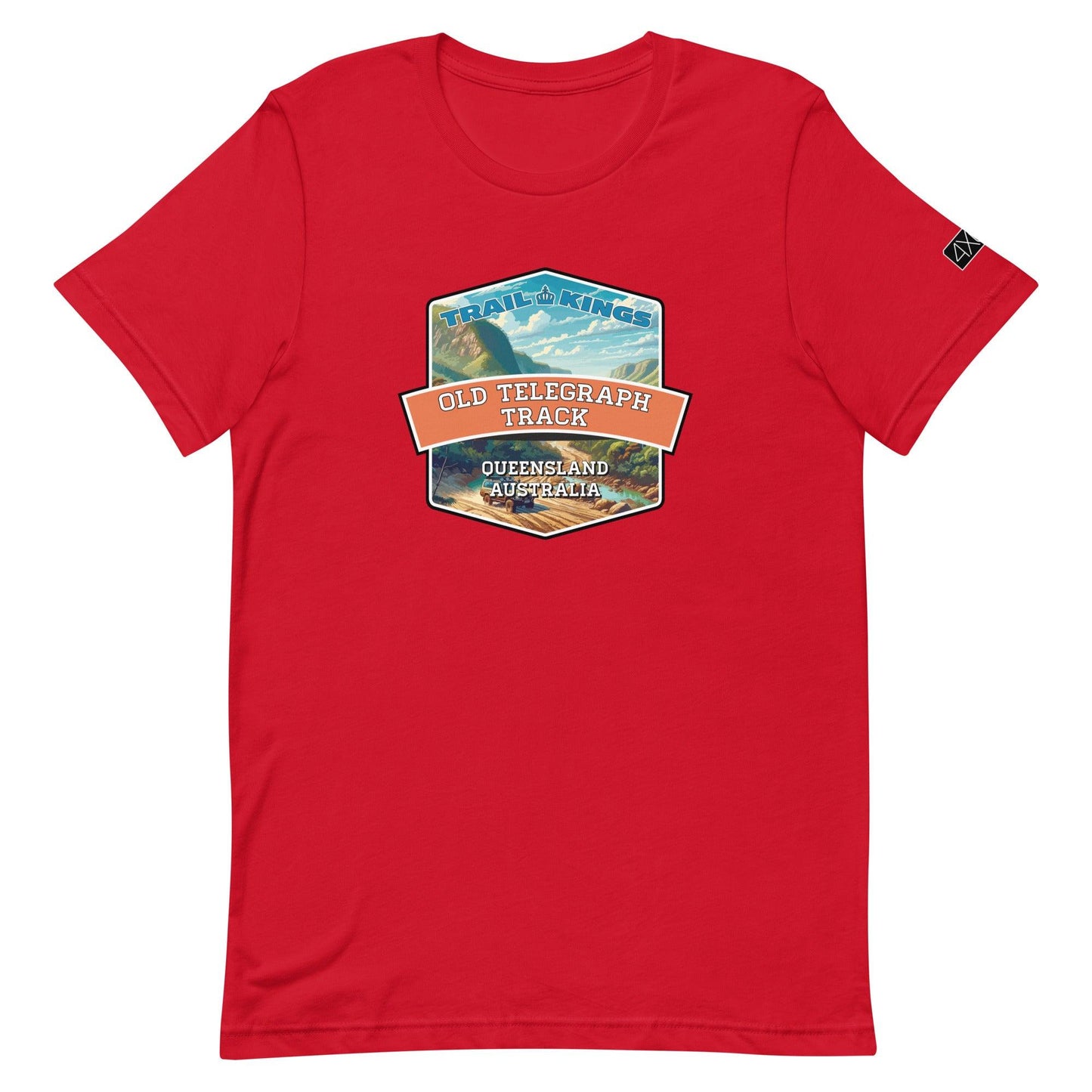 Trail Kings: Old Telegraph Track - Unisex t-shirt in red