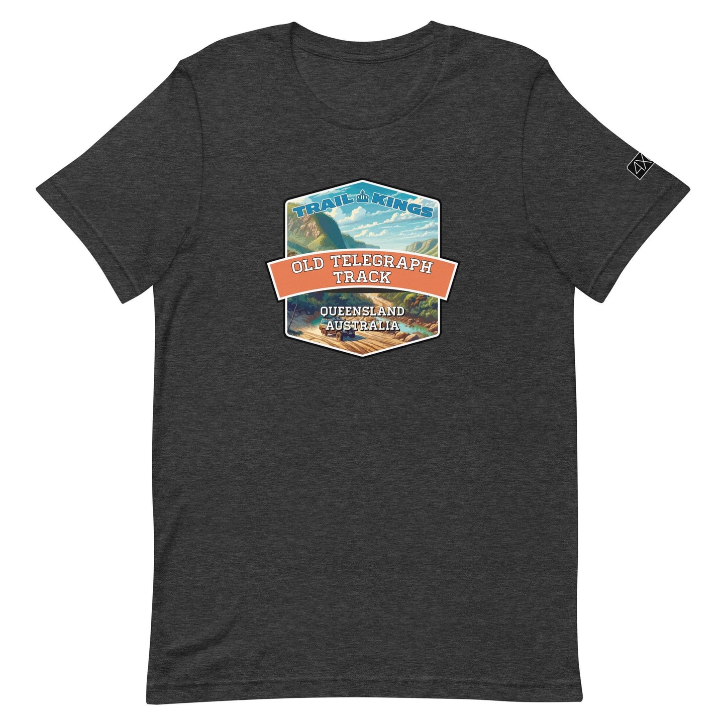 Trail Kings: Old Telegraph Track - Unisex t-shirt in dark grey heather