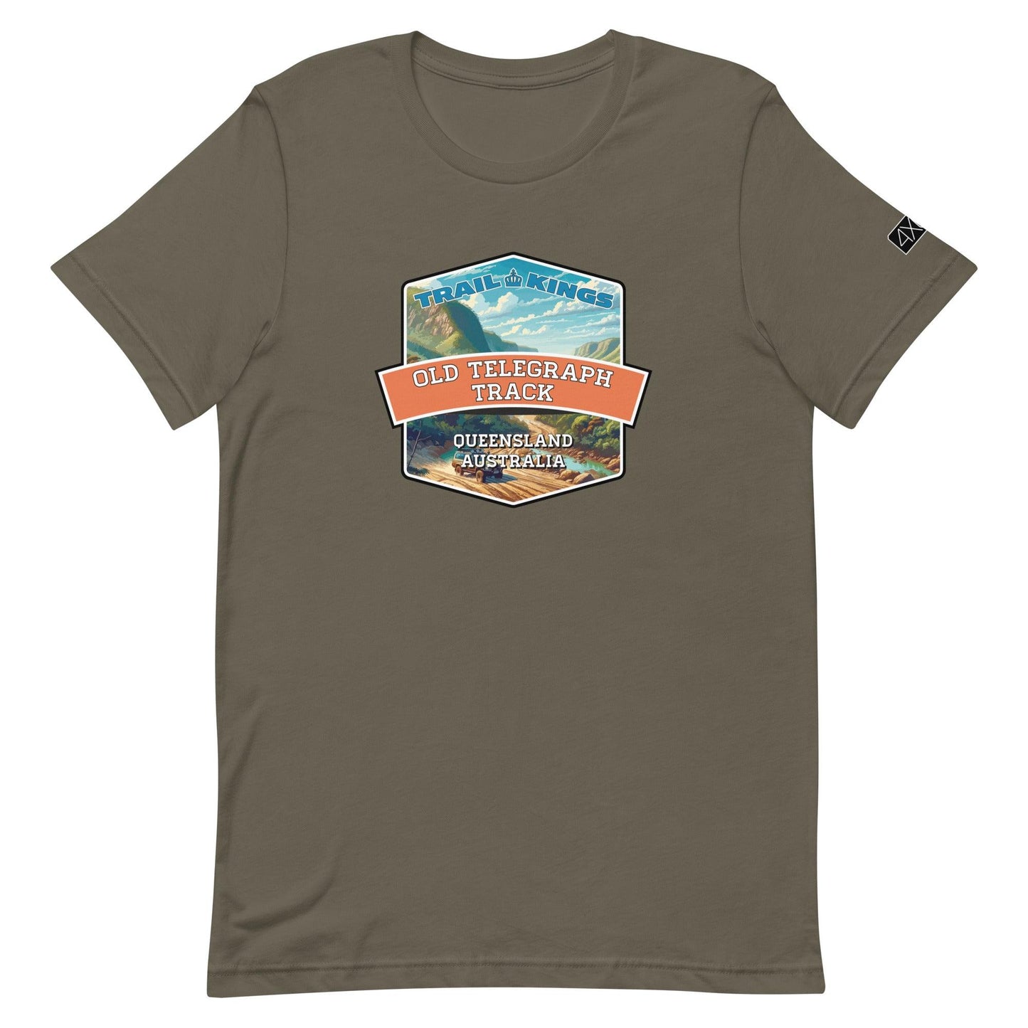 Trail Kings: Old Telegraph Track - Unisex t-shirt in army