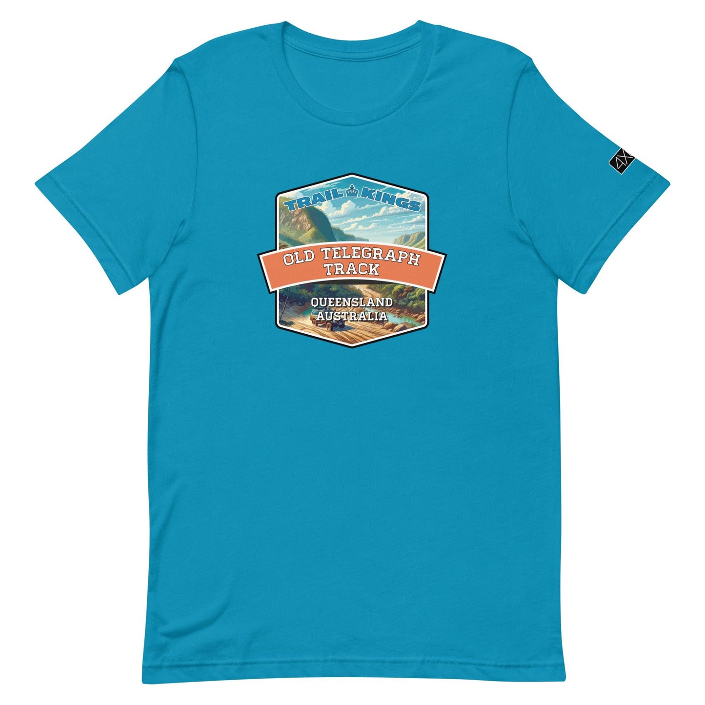 Trail Kings: Old Telegraph Track - Unisex t-shirt in aqua