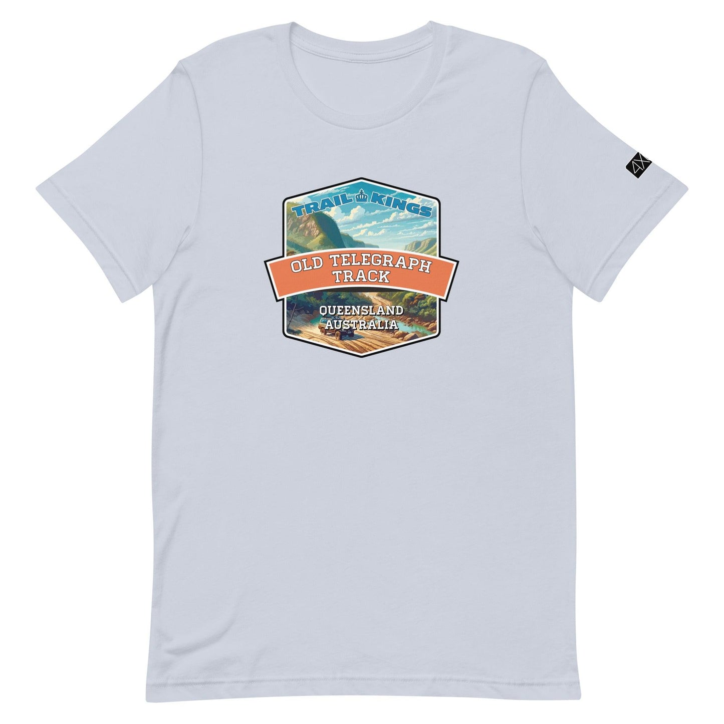 Trail Kings: Old Telegraph Track - Unisex t-shirt in light blue