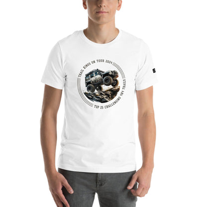 Trail Kings: On Tour 2024 - Unisex t-shirt in white, front view