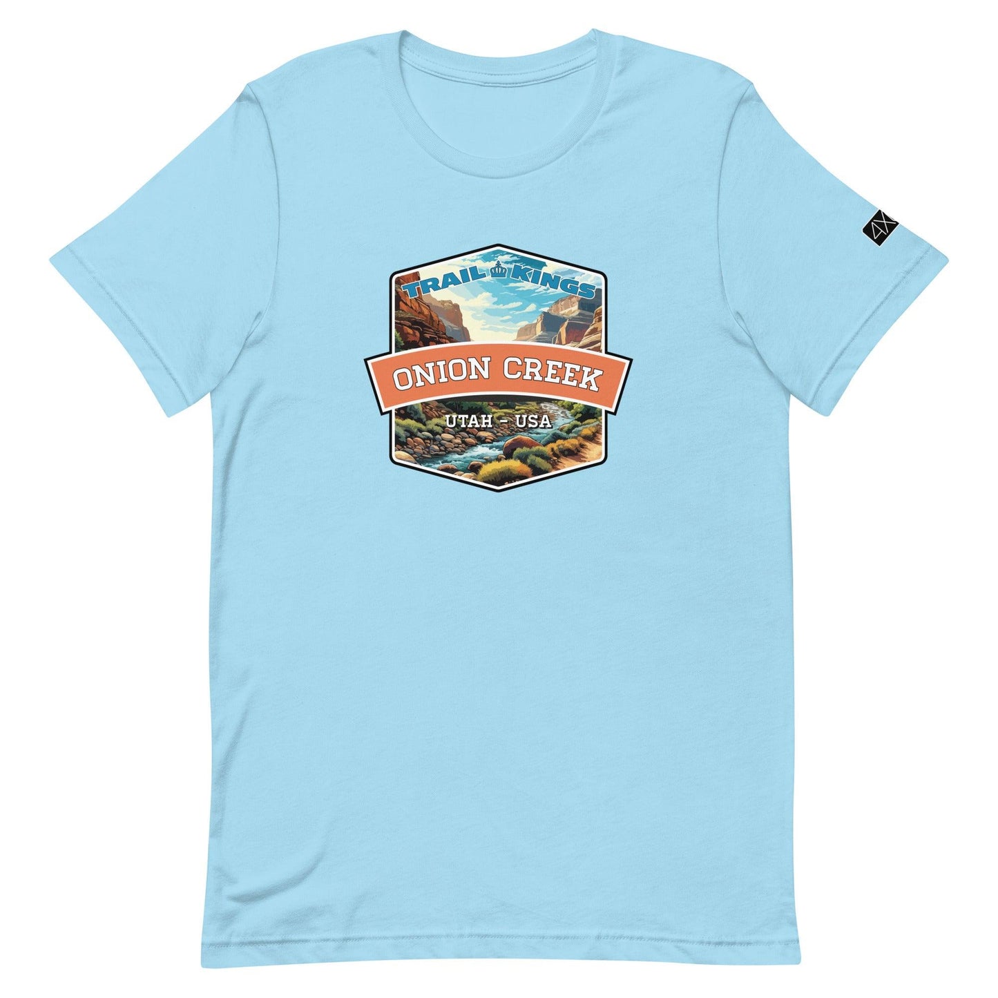 Trail Kings: Onion Creek - Unisex t-shirt in ocean blue