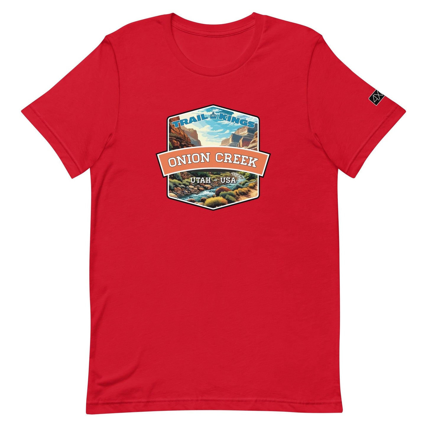 Trail Kings: Onion Creek - Unisex t-shirt in red