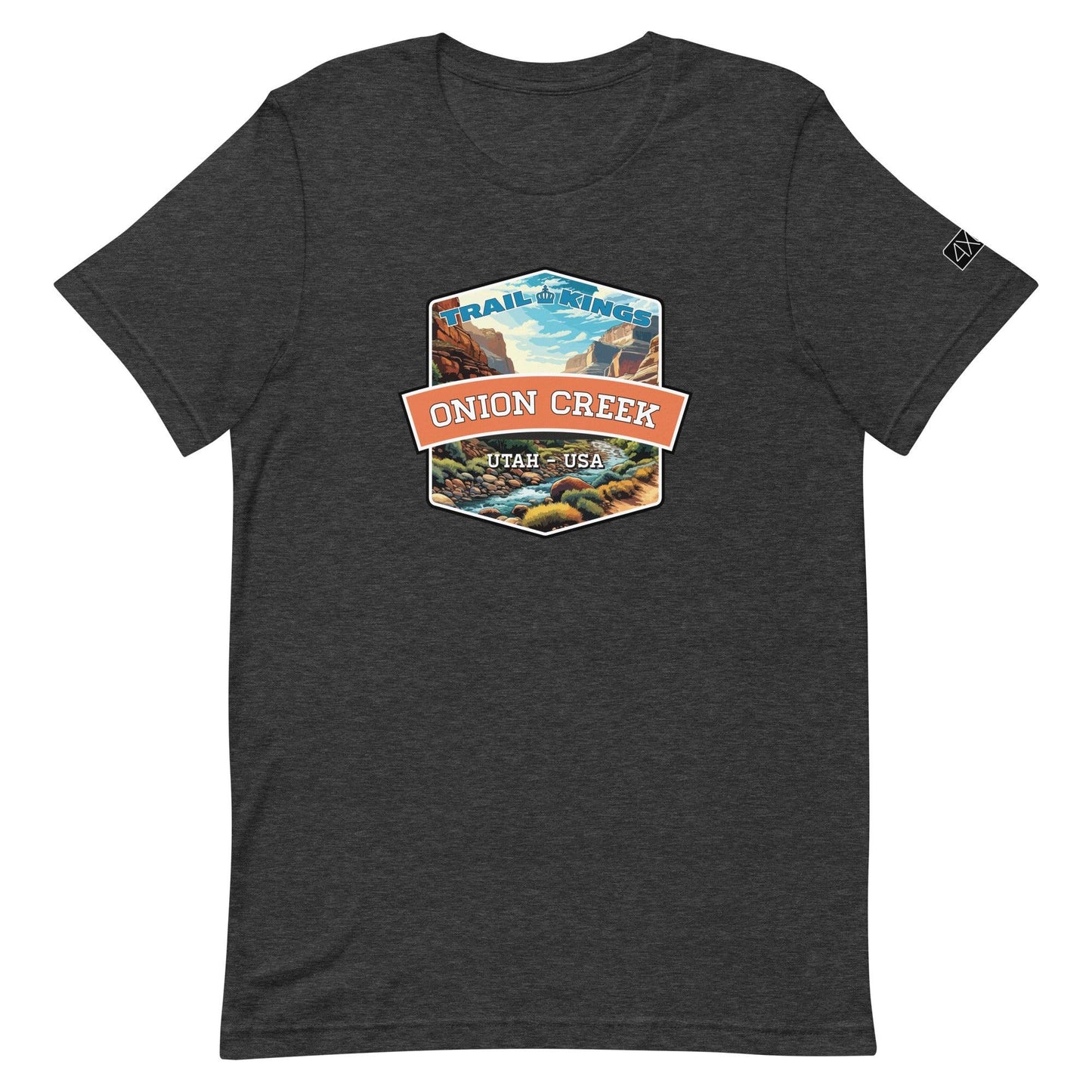 Trail Kings: Onion Creek - Unisex t-shirt in dark grey heather