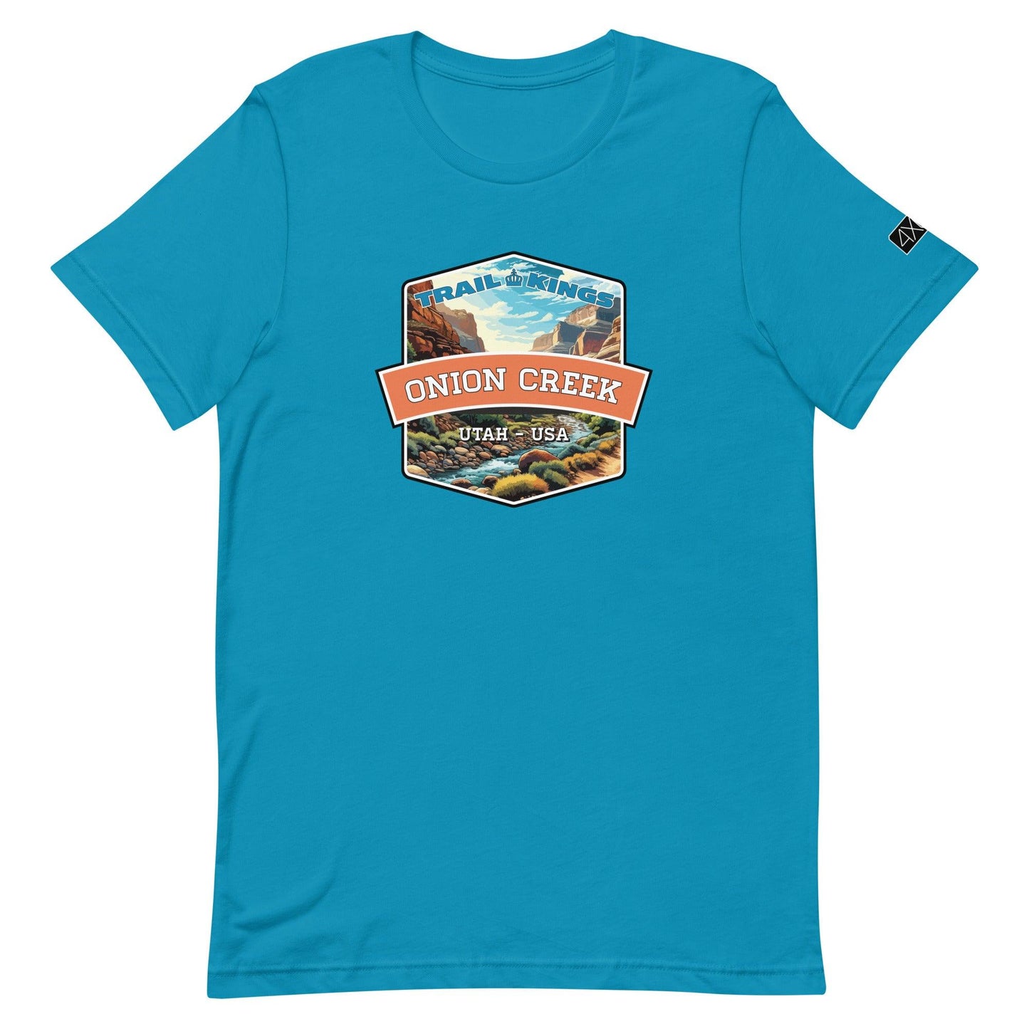 Trail Kings: Onion Creek - Unisex t-shirt in aqua