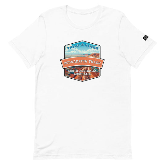 Trail Kings: Oodnadatta Track - Trail Kings: Unisex t-shirt in white