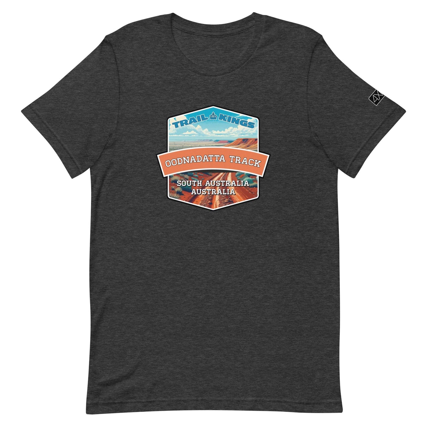 Trail Kings: Oodnadatta Track - Trail Kings: Unisex t-shirt in dark grey heather