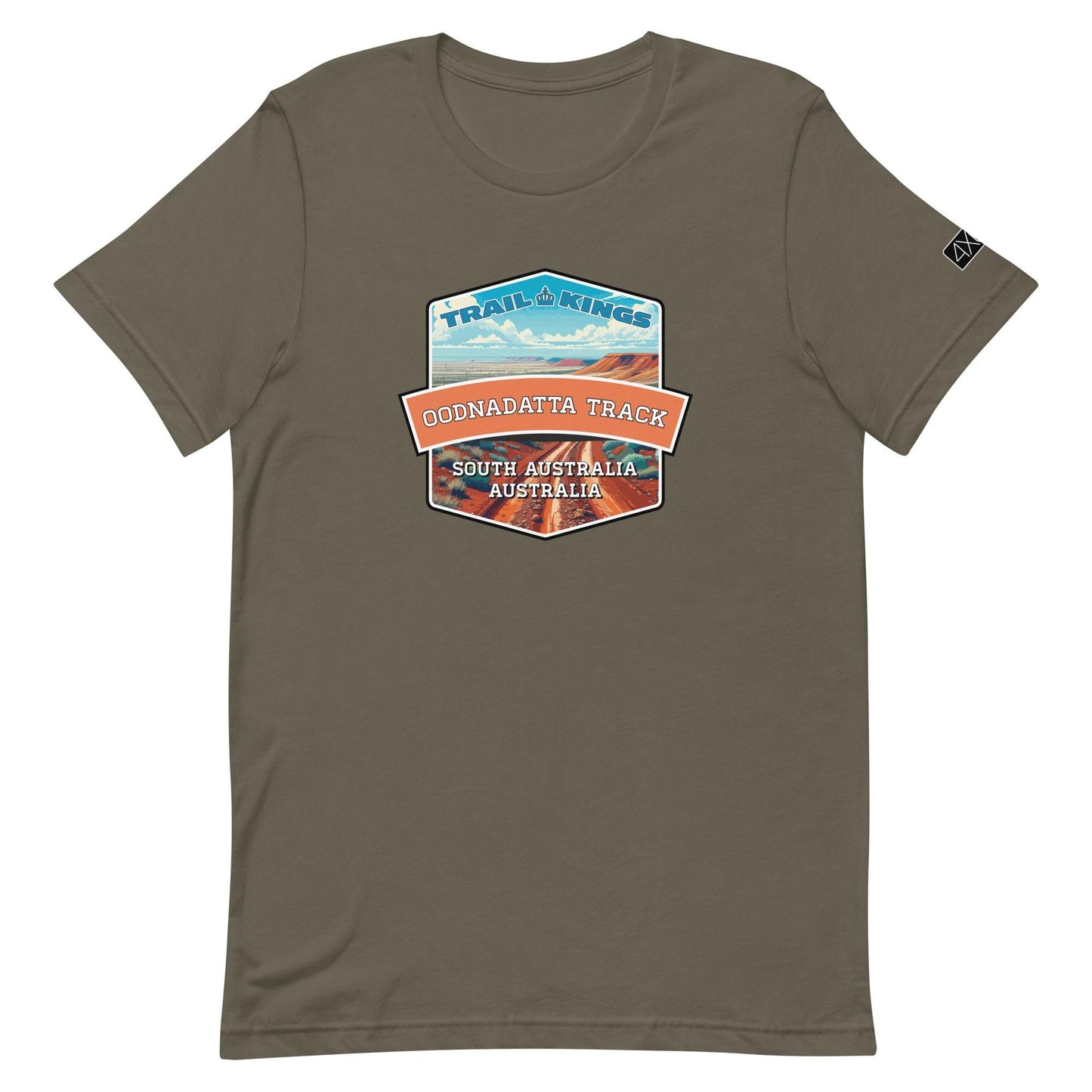 Trail Kings: Oodnadatta Track - Trail Kings: Unisex t-shirt in army