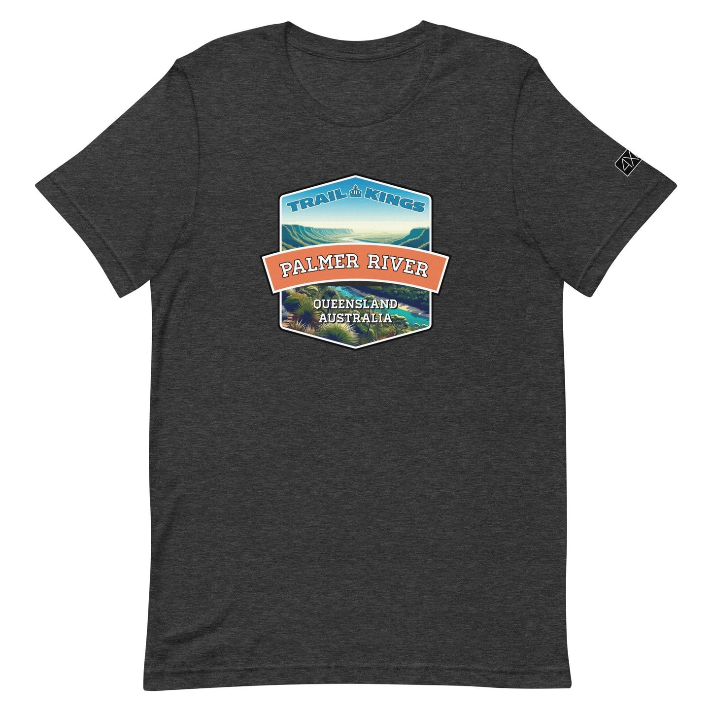 Trail Kings: Palmer River - Unisex t-shirt in dark grey heather