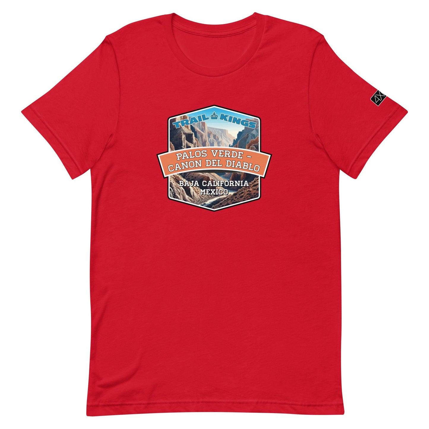 Trail Kings: Palos Verde - Cañón del Diablo - Unisex t-shirt in red