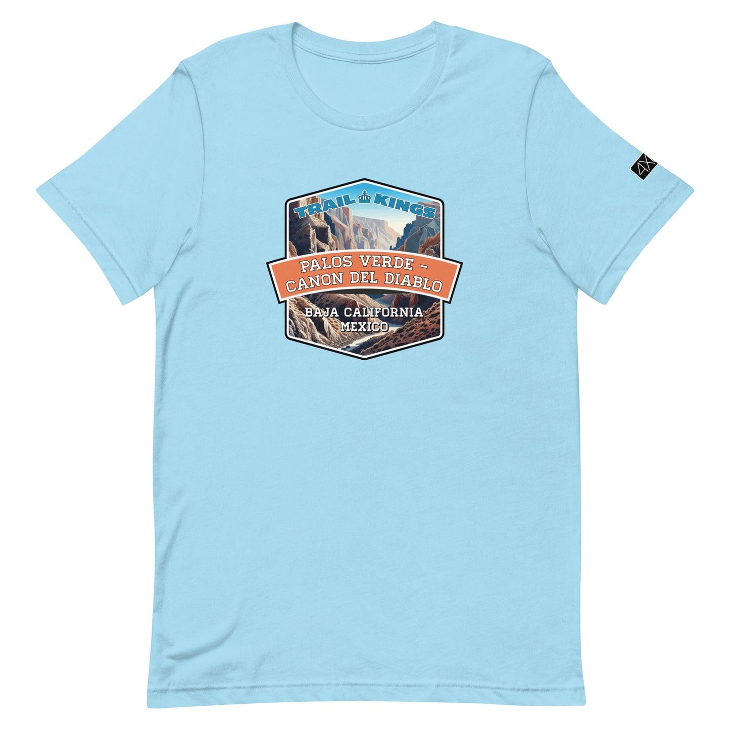 Trail Kings: Palos Verde - Cañón del Diablo - Unisex t-shirt in ocean blue