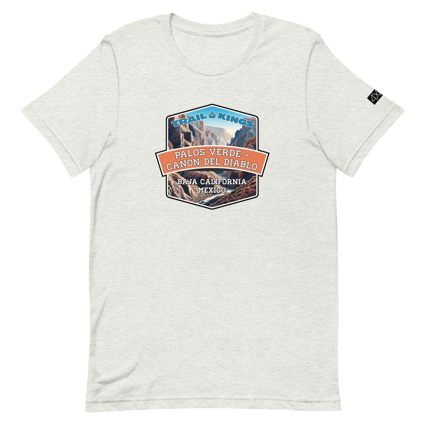 Trail Kings: Palos Verde - Cañón del Diablo - Unisex t-shirt in ash