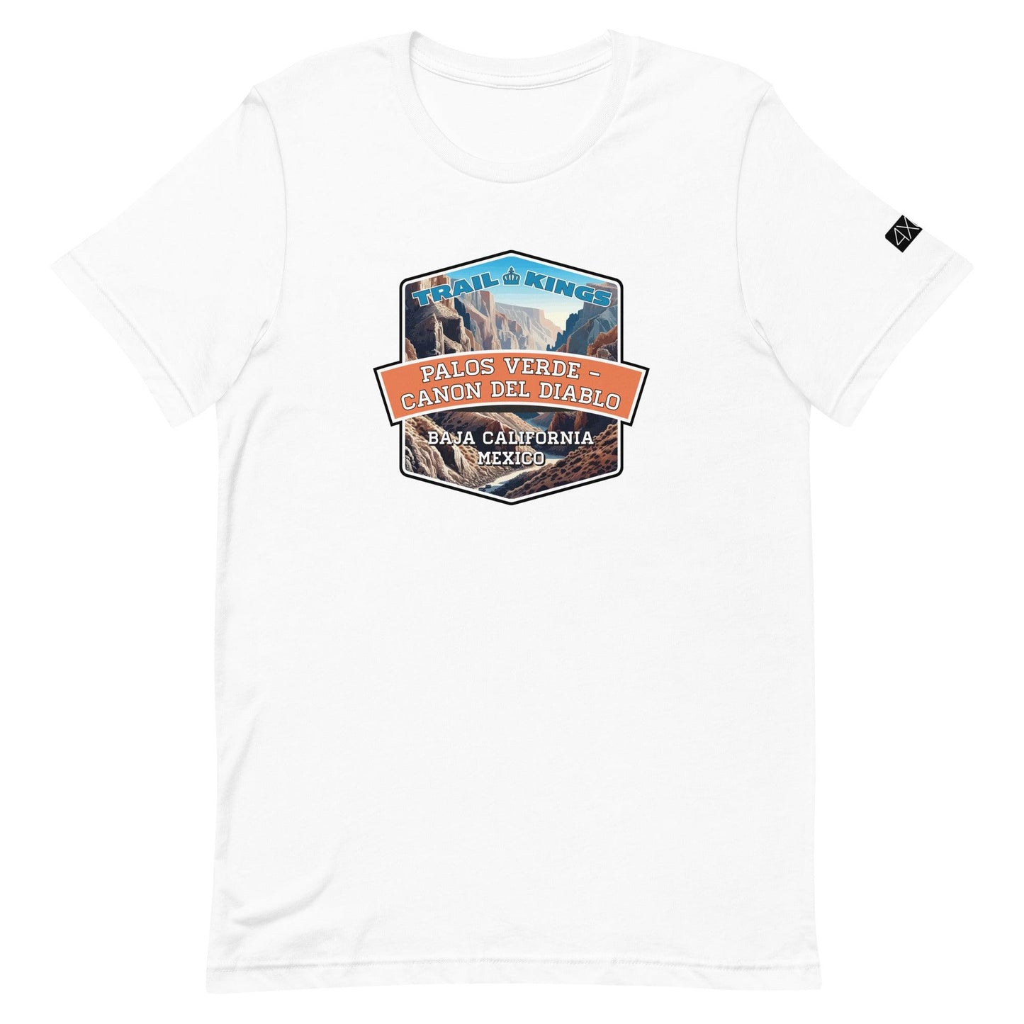 Trail Kings: Palos Verde - Cañón del Diablo - Unisex t-shirt in white