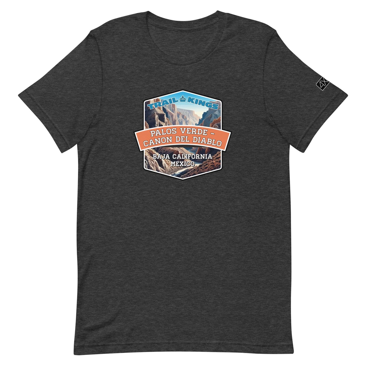 Trail Kings: Palos Verde - Cañón del Diablo - Unisex t-shirt in dark grey heather