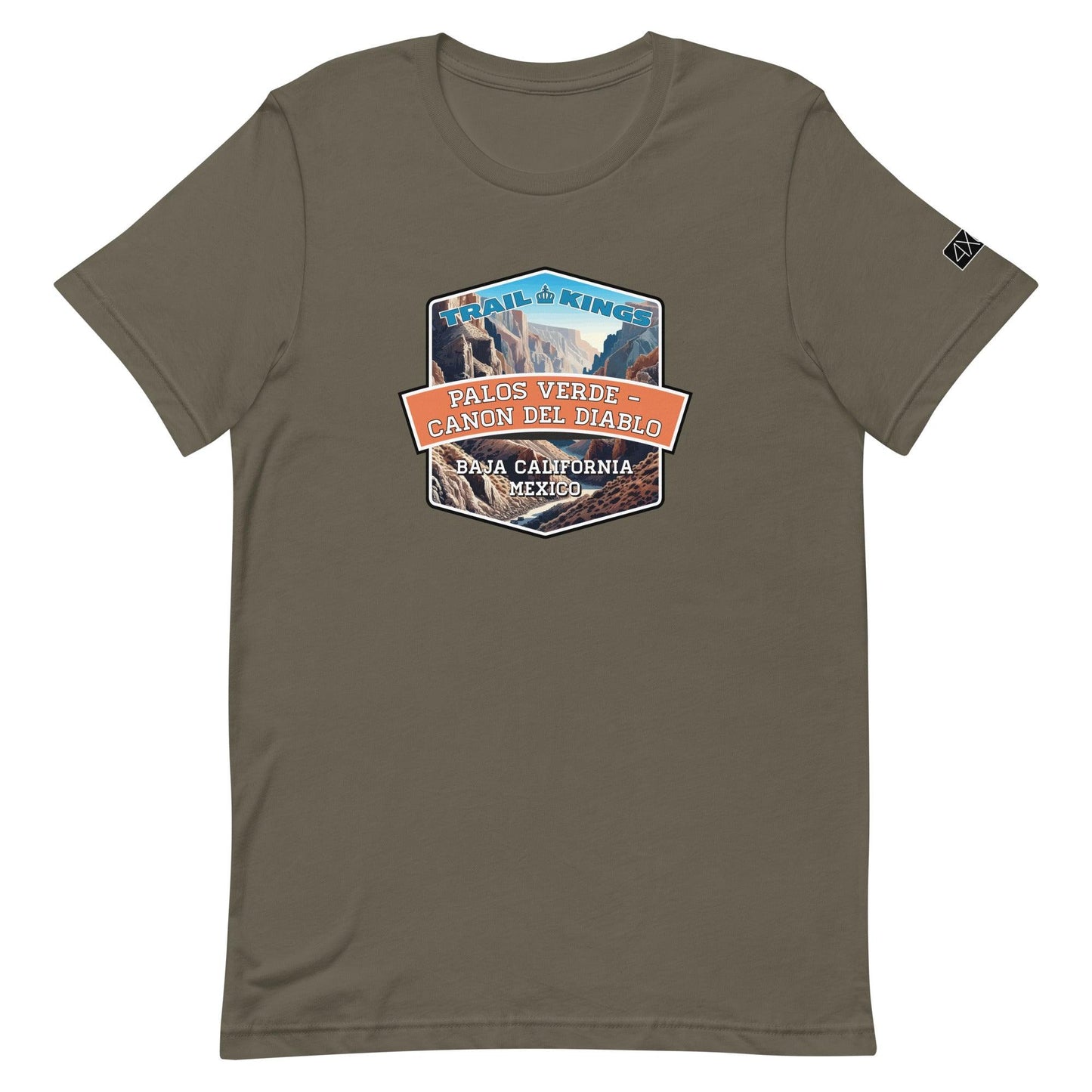 Trail Kings: Palos Verde - Cañón del Diablo - Unisex t-shirt in army