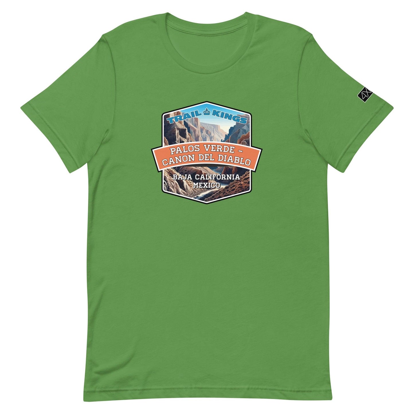 Trail Kings: Palos Verde - Cañón del Diablo - Unisex t-shirt in leaf