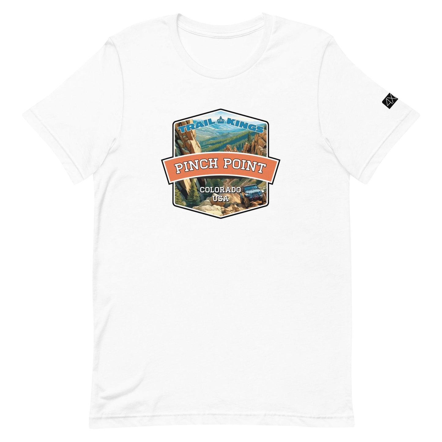 Trail Kings: Pinch Point - Unisex t-shirt in white