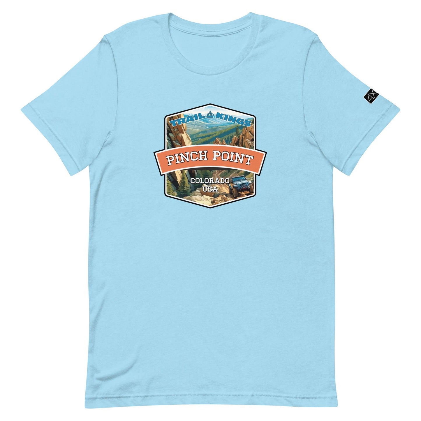 Trail Kings: Pinch Point - Unisex t-shirt in ocean blue