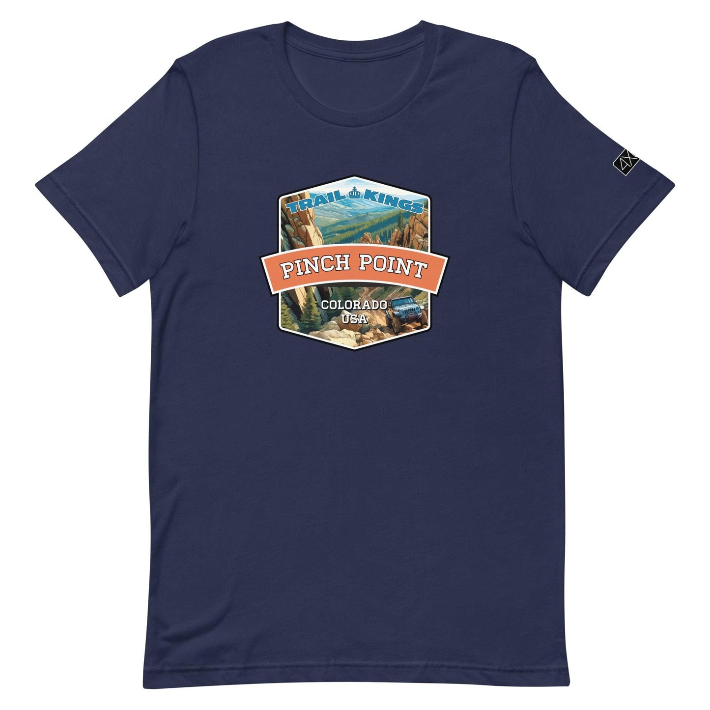 Trail Kings: Pinch Point - Unisex t-shirt in navy