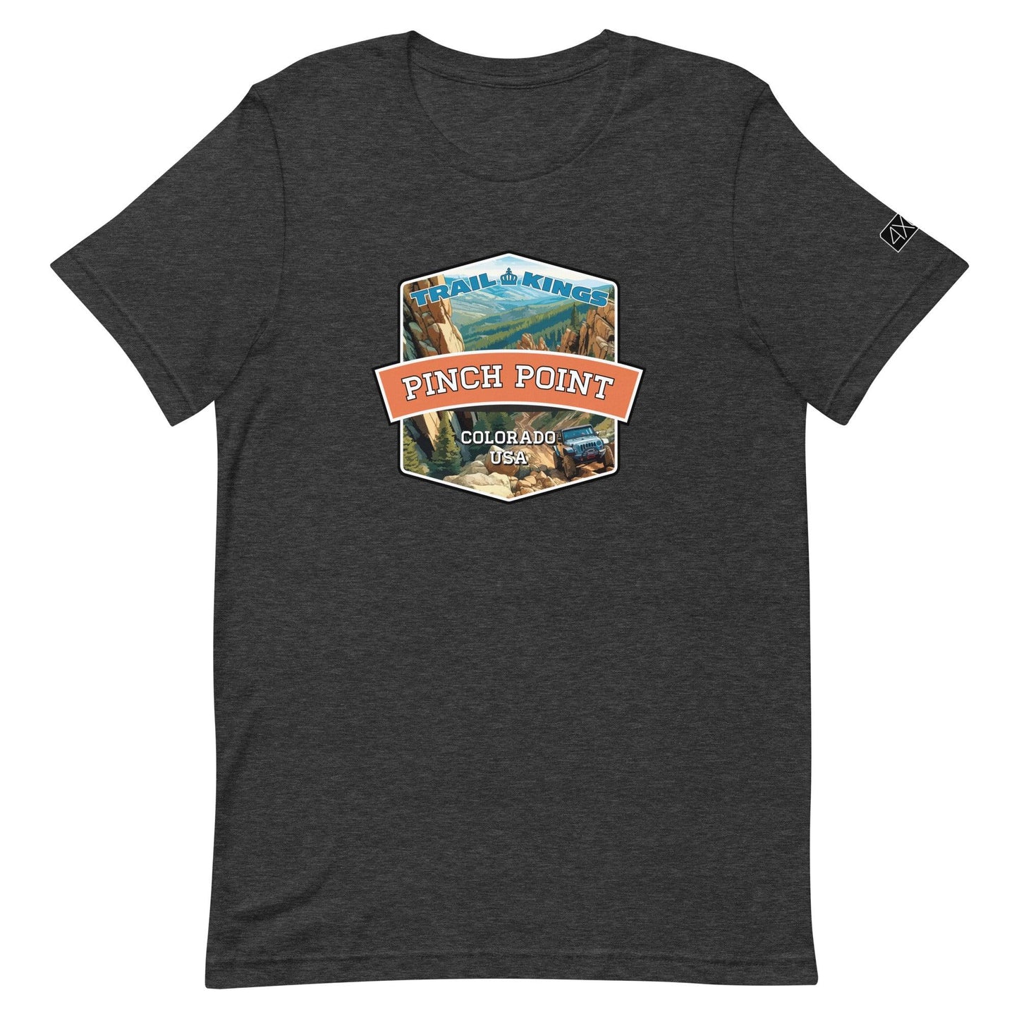 Trail Kings: Pinch Point - Unisex t-shirt in dark grey heather