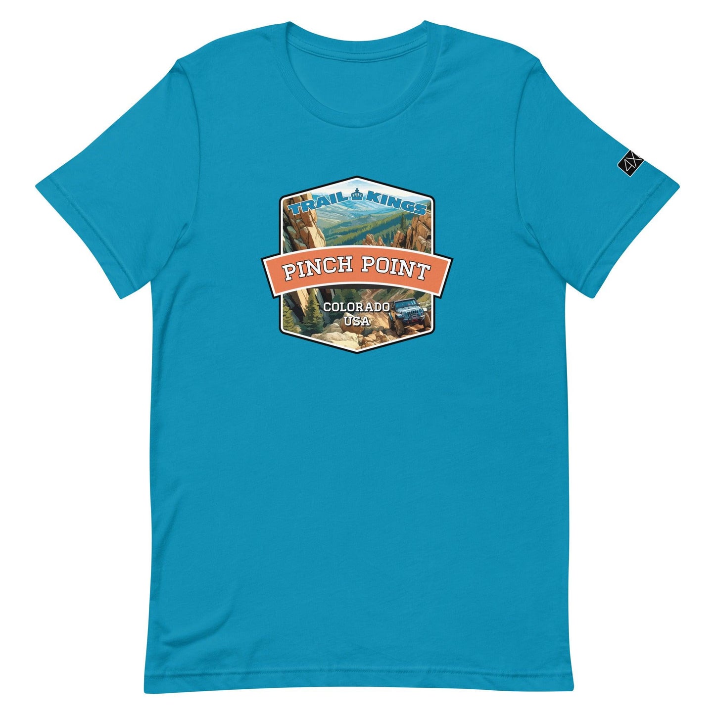 Trail Kings: Pinch Point - Unisex t-shirt in aqua