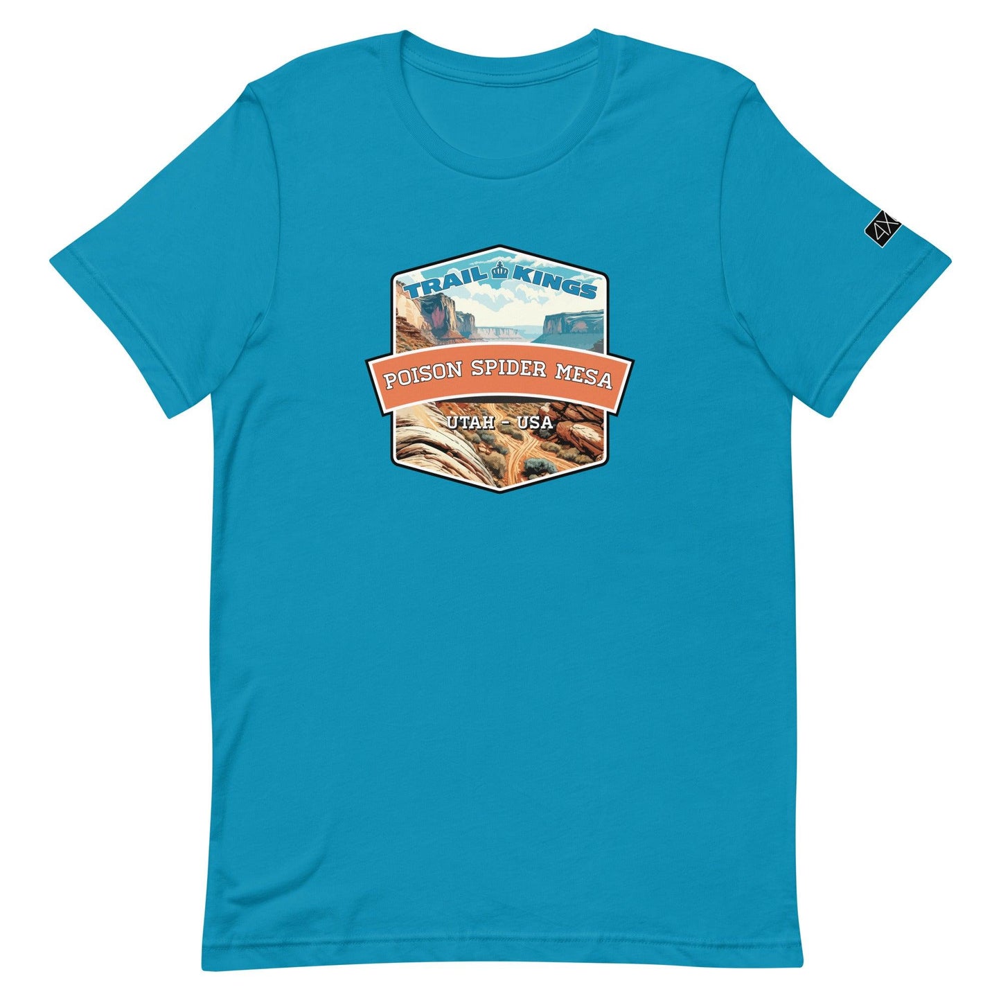 Trail Kings: Poison Spider Mesa - Unisex t-shirt in aqua