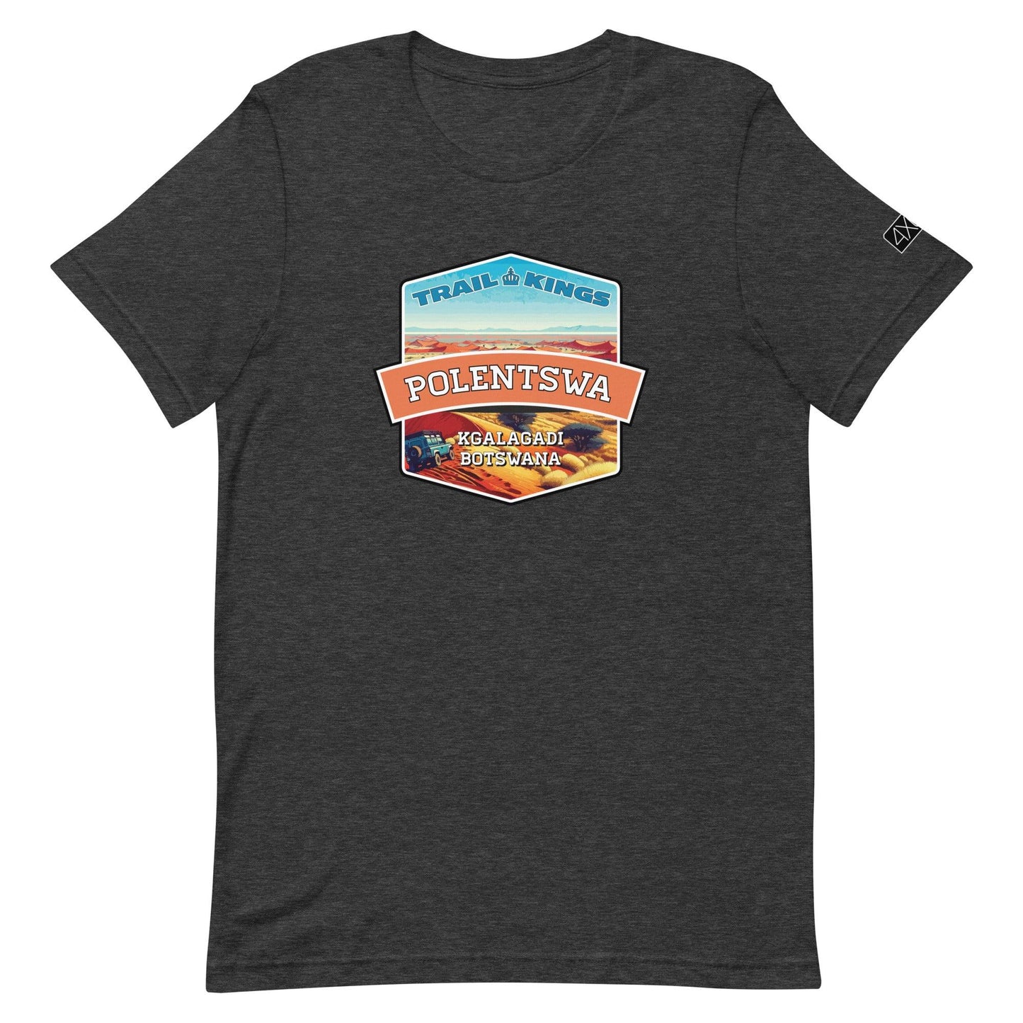 Trail Kings: Polentswa - Unisex t-shirt in dark grey heather