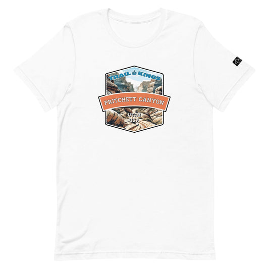 Trail Kings: Pritchett Canyon - Unisex t-shirt in white