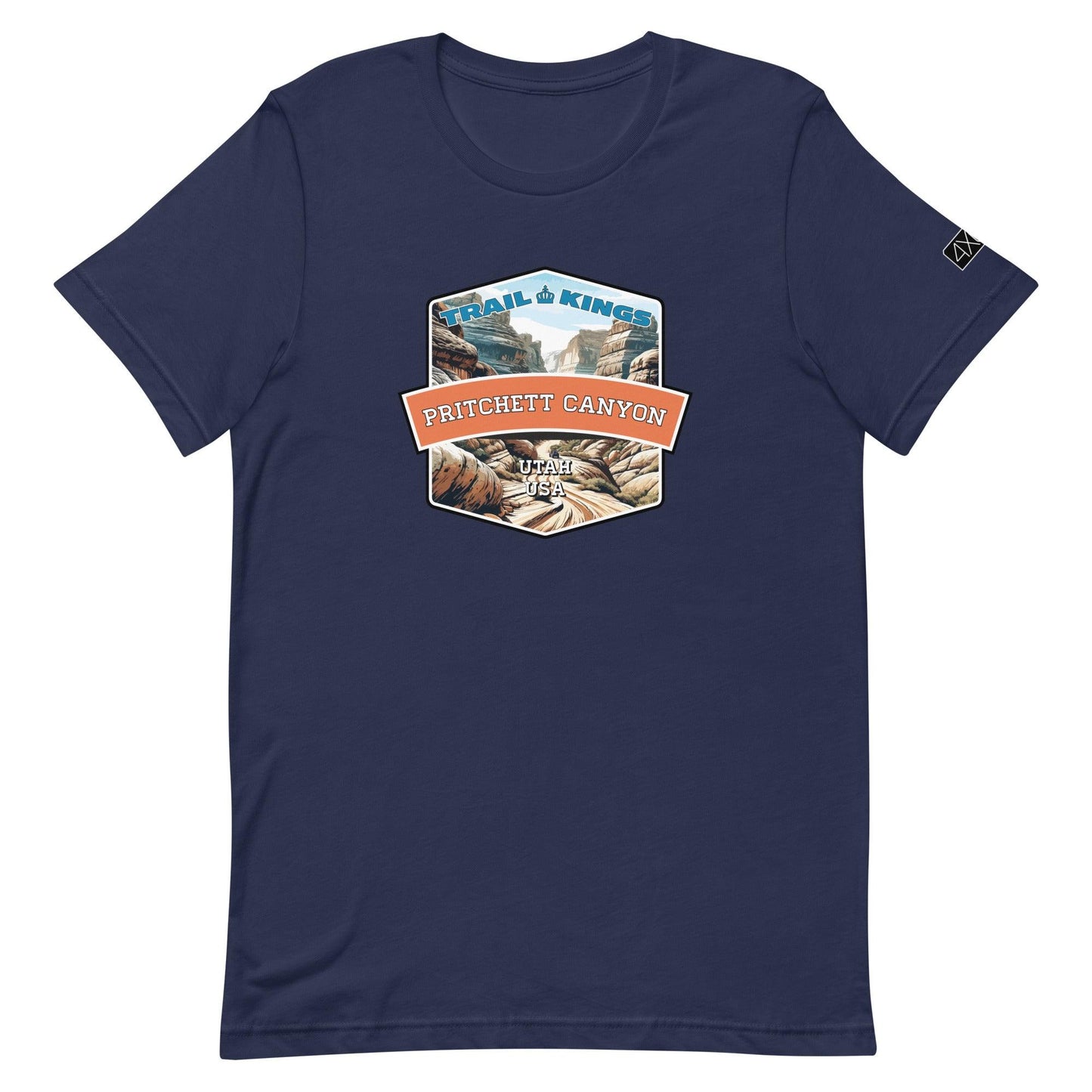 Trail Kings: Pritchett Canyon - Unisex t-shirt in navy