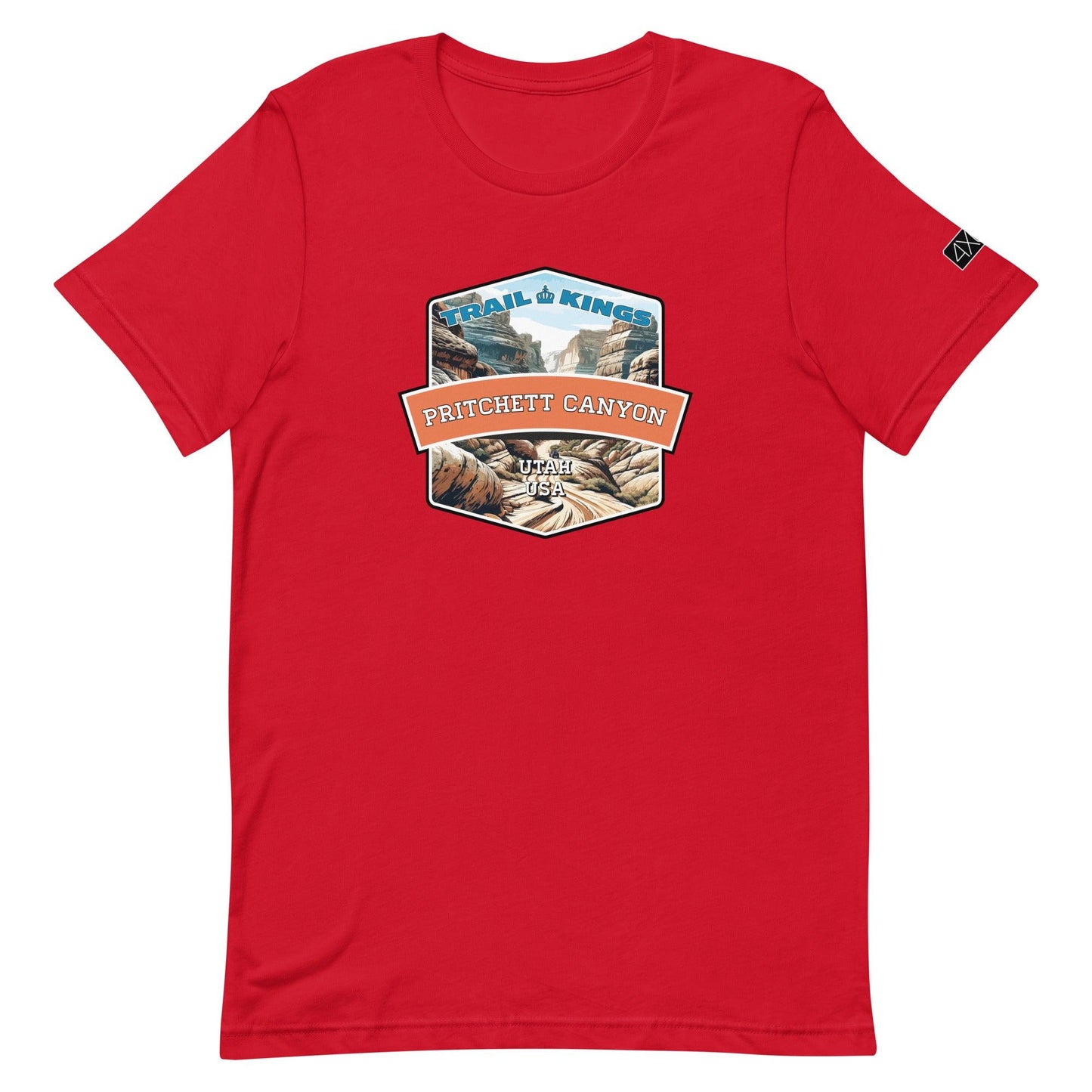 Trail Kings: Pritchett Canyon - Unisex t-shirt in red