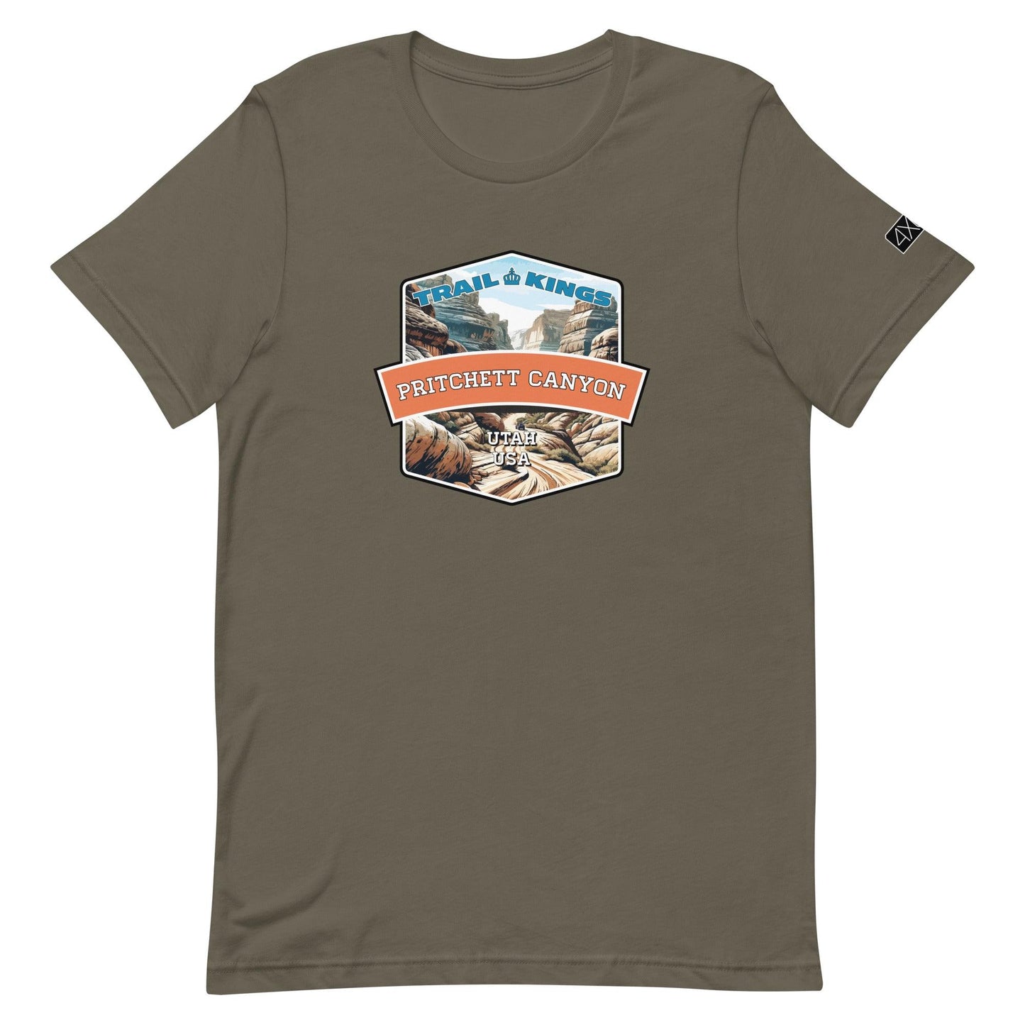 Trail Kings: Pritchett Canyon - Unisex t-shirt in army