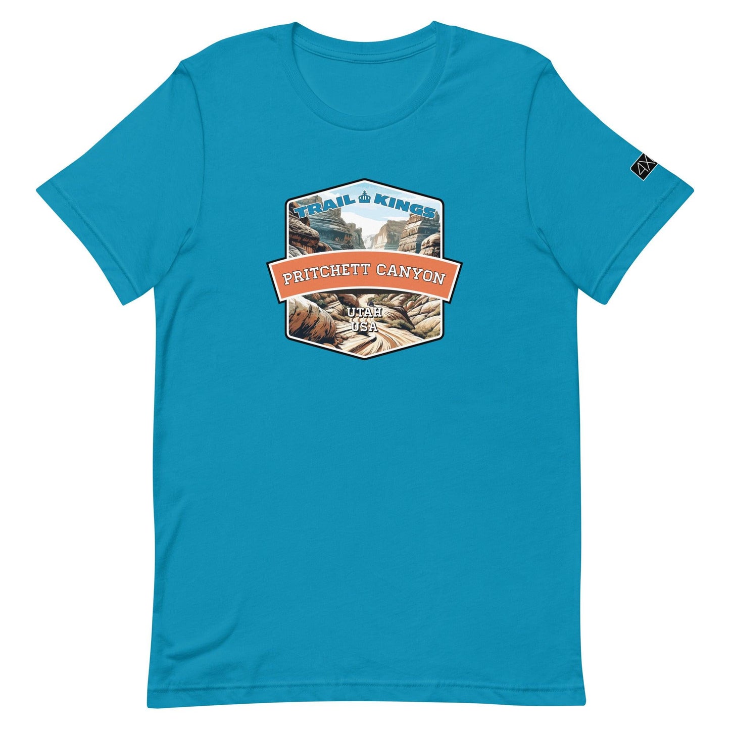 Trail Kings: Pritchett Canyon - Unisex t-shirt in aqua