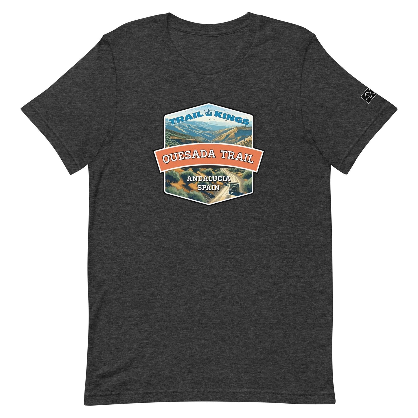 Trail Kings: Quesada Trail - Unisex t-shirt in dark grey heather