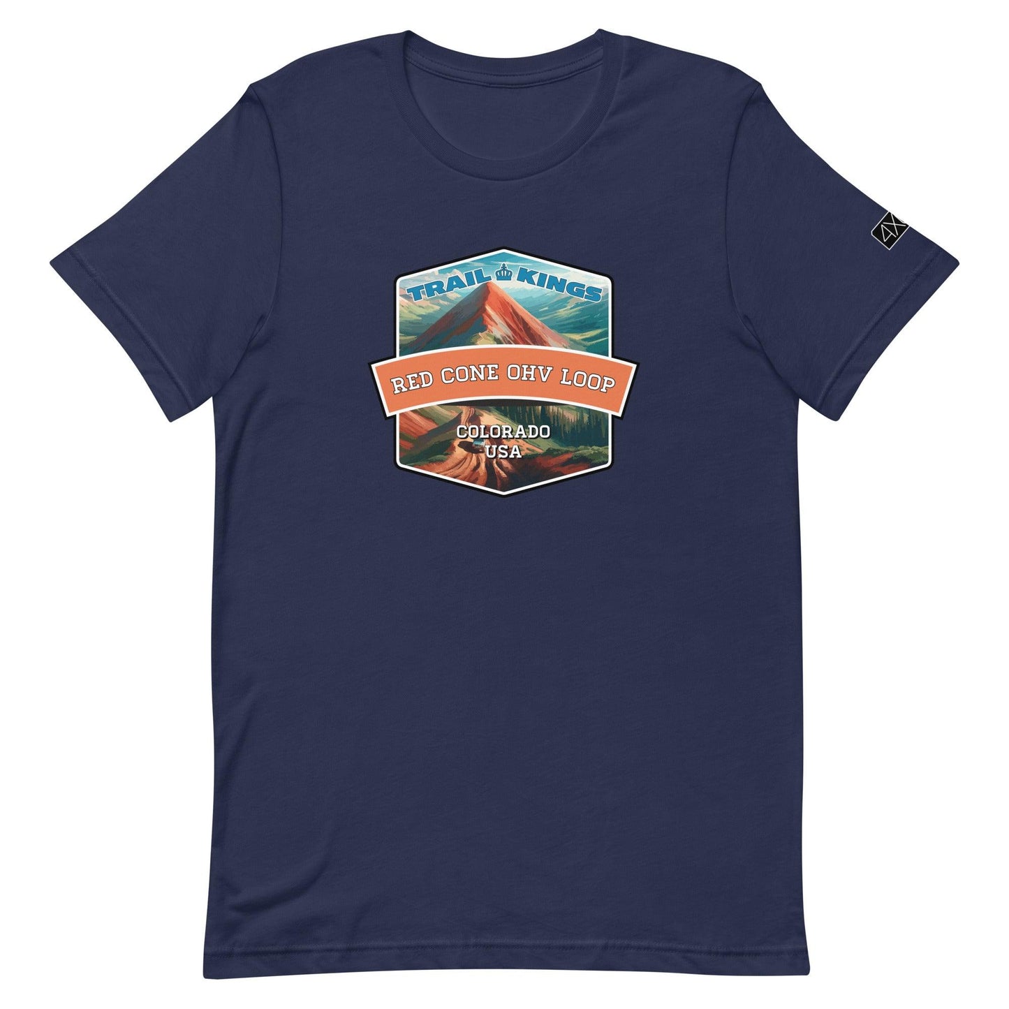 Trail Kings: Red Cone OHV Loop - Unisex t-shirt in navy