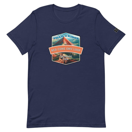 Trail Kings: Red Cone OHV Loop - Unisex t-shirt in navy