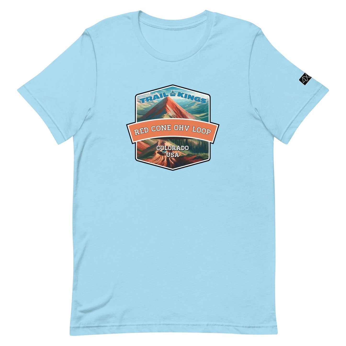 Trail Kings: Red Cone OHV Loop - Unisex t-shirt in ocean blue