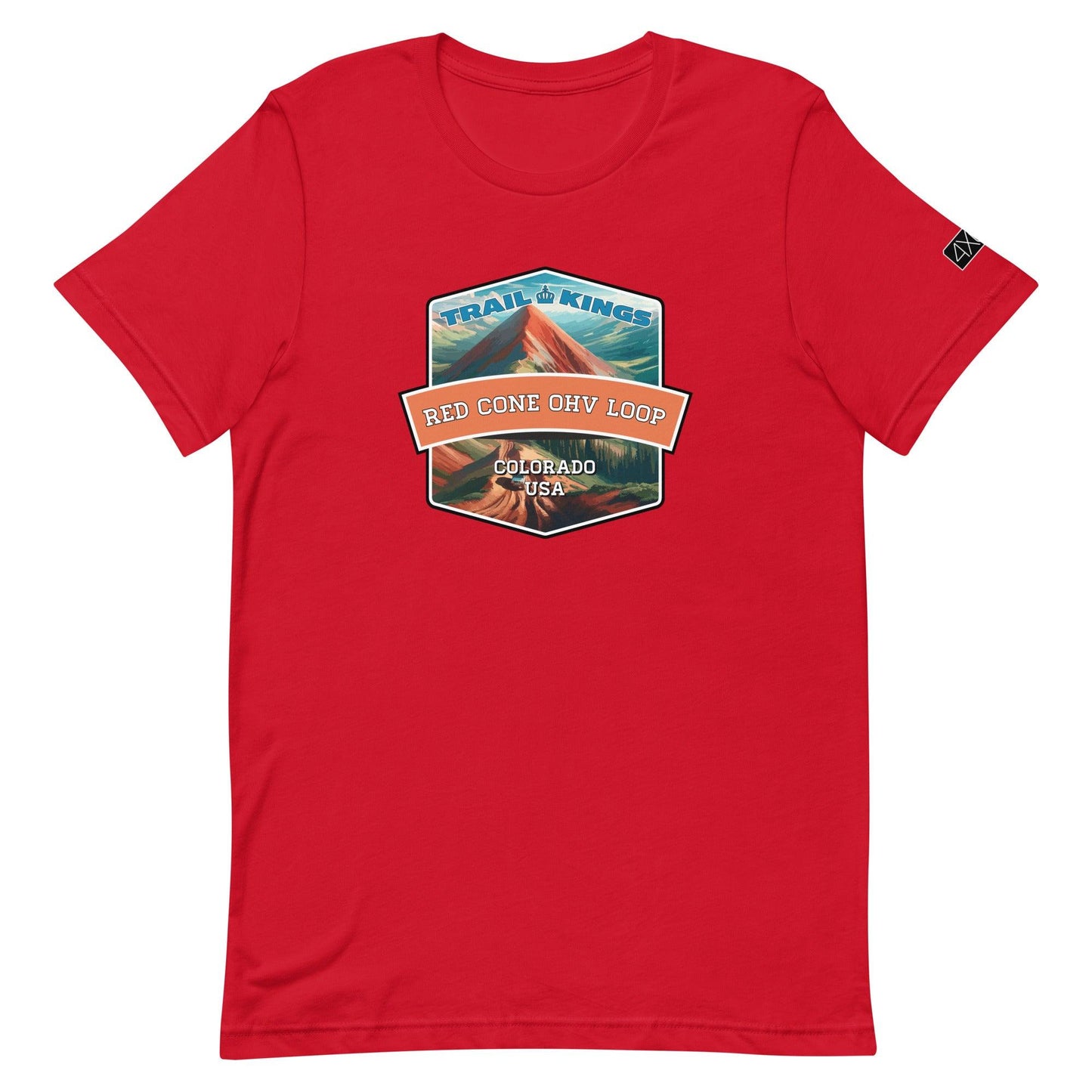 Trail Kings: Red Cone OHV Loop - Unisex t-shirt in red