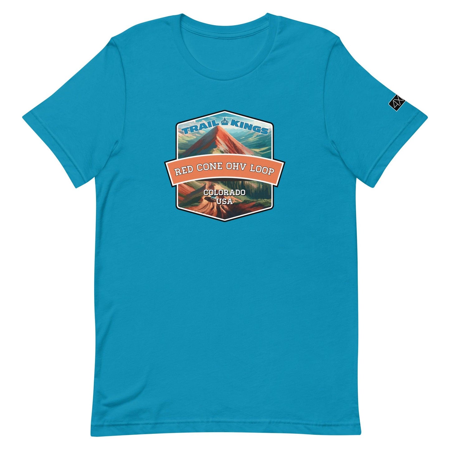 Trail Kings: Red Cone OHV Loop - Unisex t-shirt in aqua